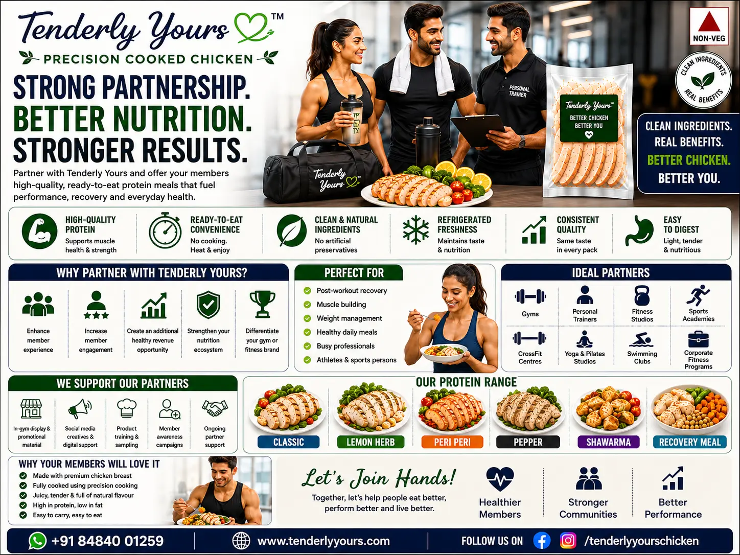 Strong partnership for healthy nutrition and fitness goals